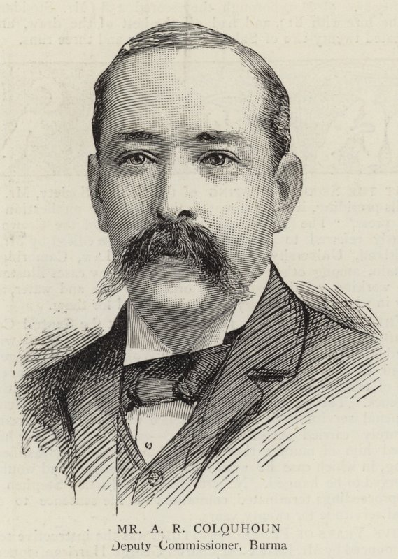 Sr. A R Colquhoun (gravura) de English School