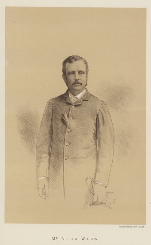 Sr. Arthur Wilson (litho) de English School