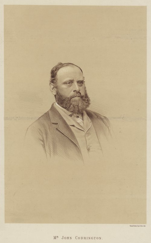 Sr. John Codrington (litho) de English School