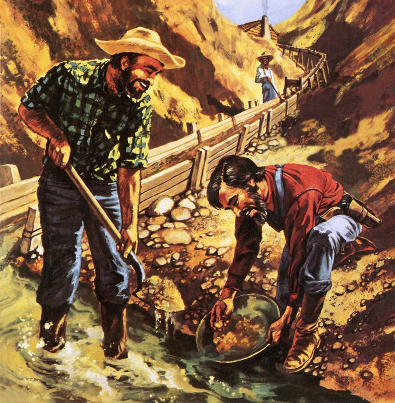 Panning for gold de English School