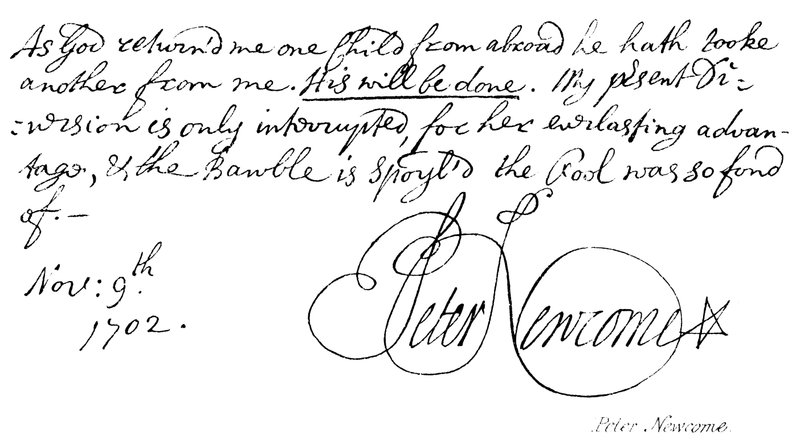 Peter Newcome de English School