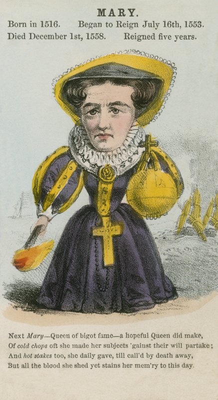 Rainha Maria (aquatinta) de English School