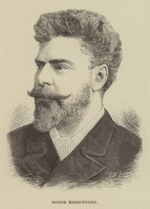 Signor Mierzwinski (gravura) de English School