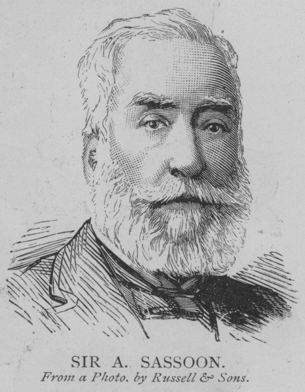 Sir A Sassoon (gravura) de English School