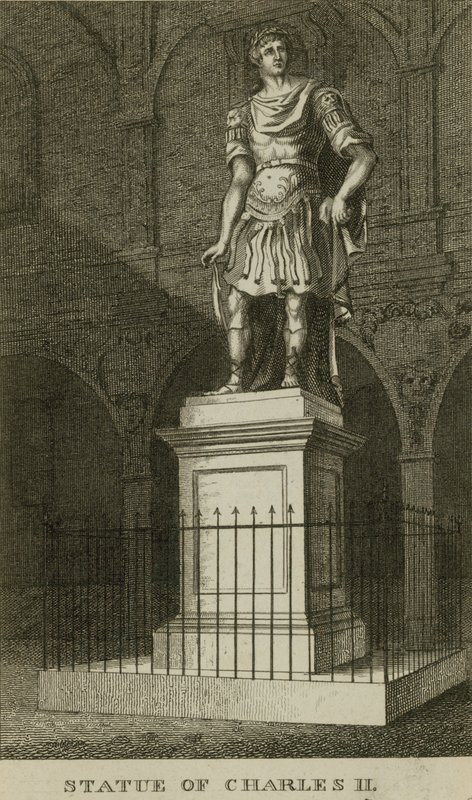 Estátua de charles ii de English School