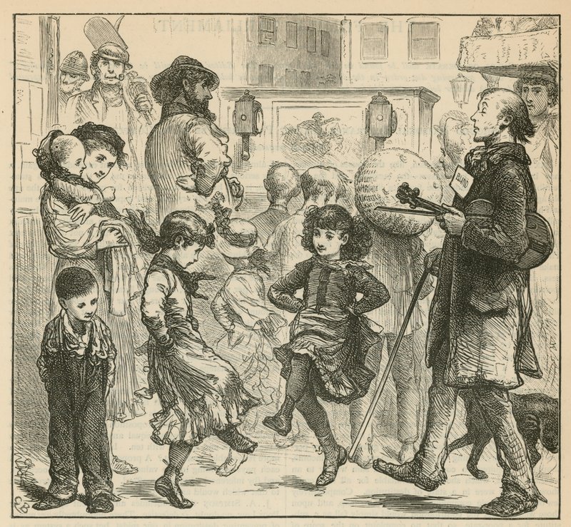Músicos de rua de English School
