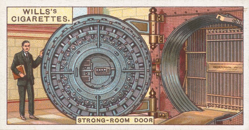 Porta de sala forte de English School