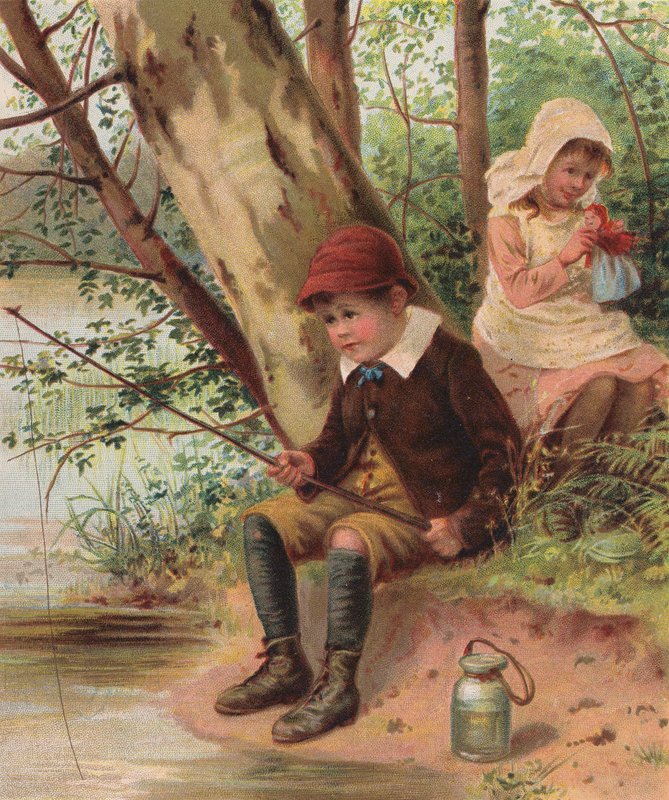 verão (cromolitho) de English School