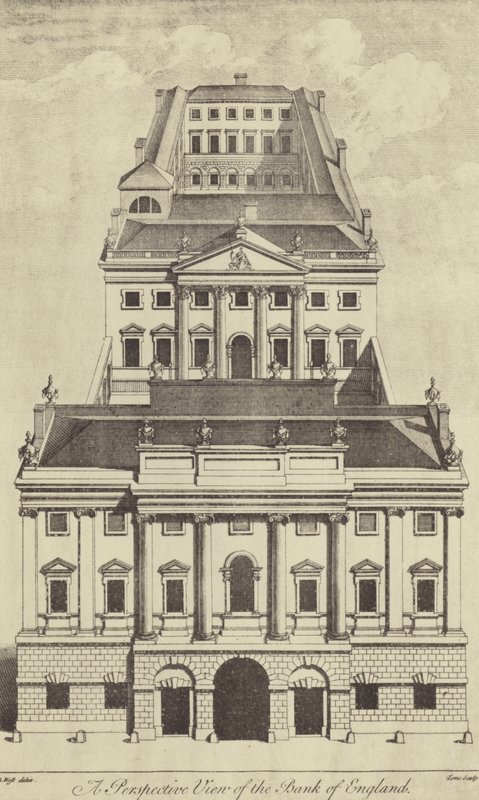 O Banco da Inglaterra, 1739 de English School