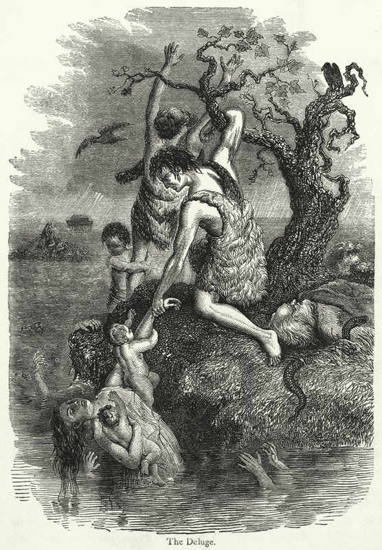 O Dilúvio (gravura) de English School
