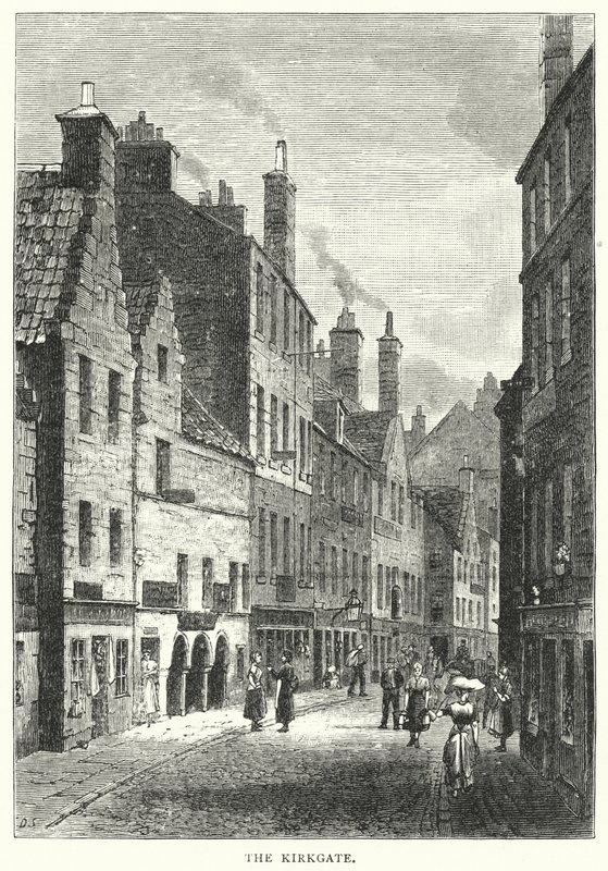 O Kirkgate (gravura) de English School