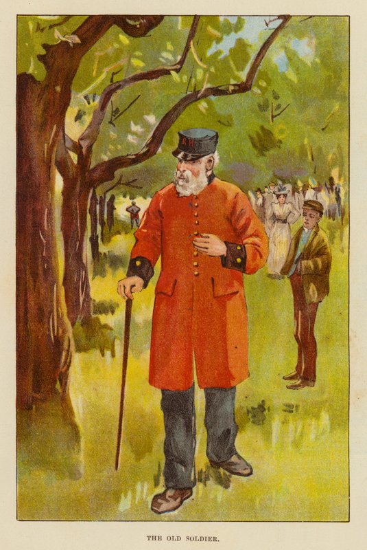 O Velho Soldado (cor litho) de English School