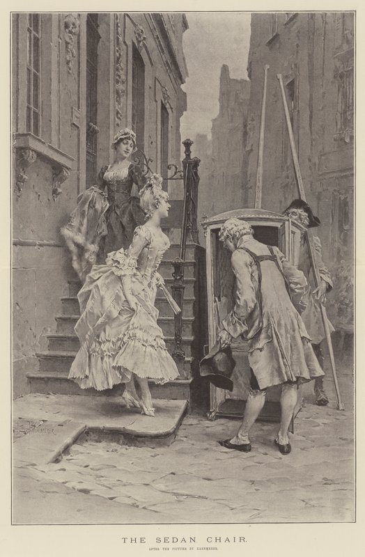 A Cadeira Sedan (litho) de English School