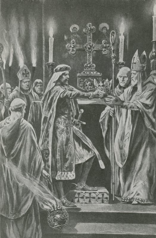 O cruzado recebe a coroa de English School
