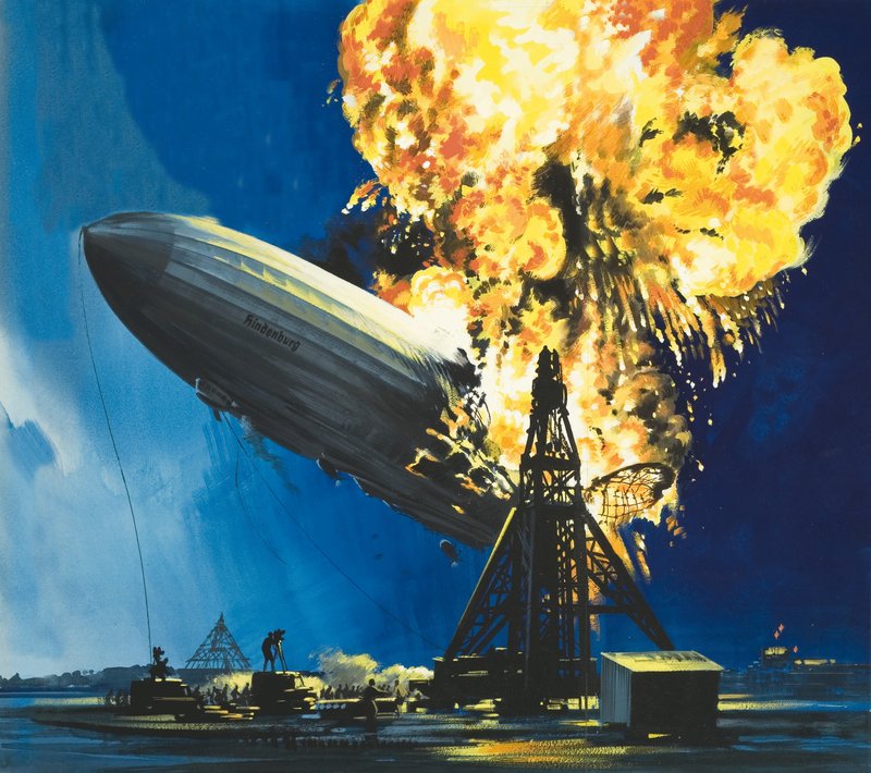 A destruição do Hindenburg de English School