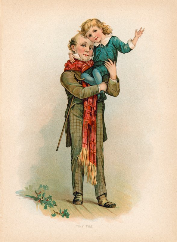 Tiny Tim (chromolitho) de English School