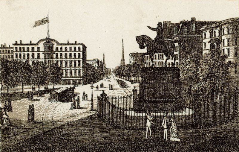 Praça da União (litho) de English School