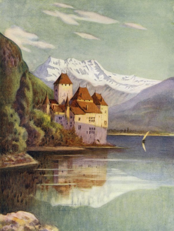 O Castelo de Chillon de Ernest Hasseldine