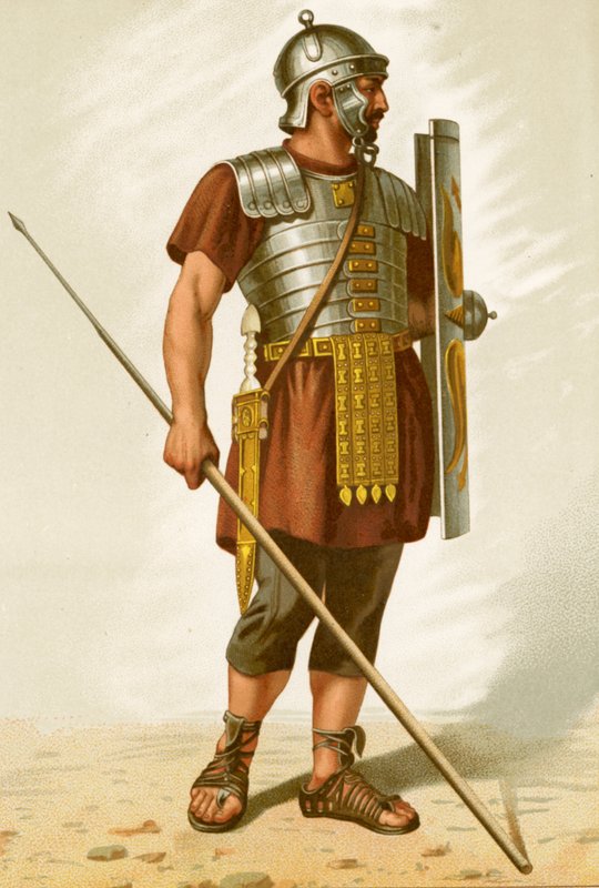 Legionário romano de Etienne Antoine Eugene Ronjat
