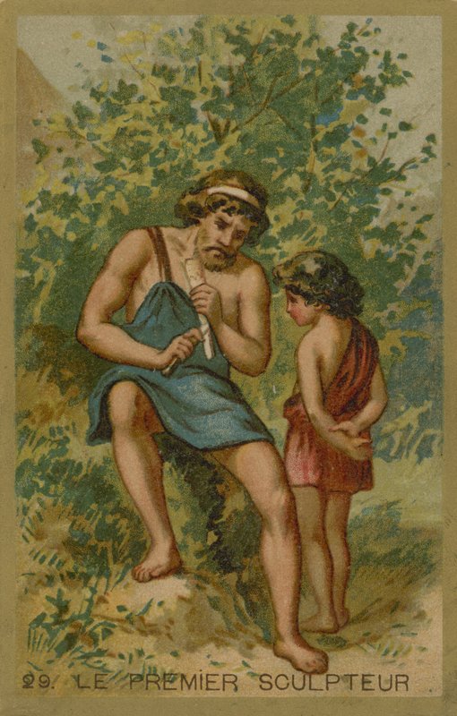 O primeiro escultor de European School