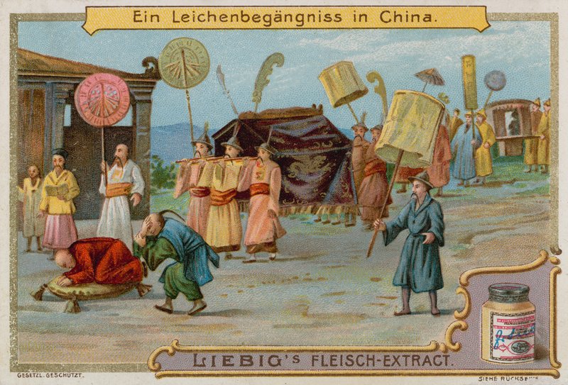 Um funeral chinês de European School