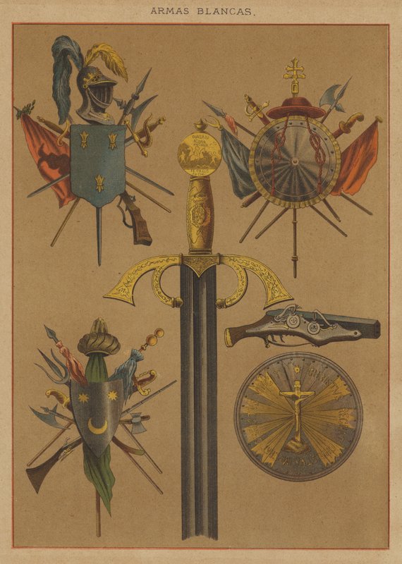 Armas Blancas (cor litho) de European School