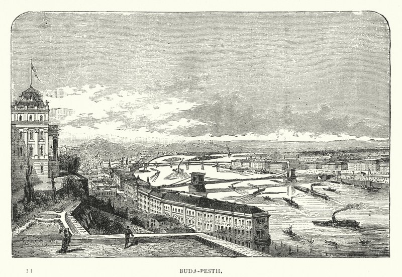 Buda-Pesth (gravura) de European School