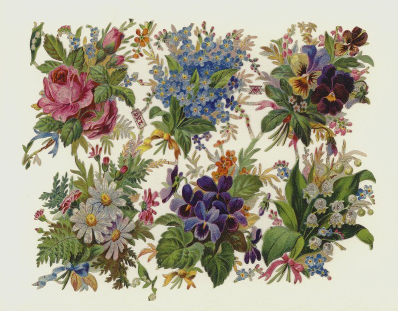 Flores (chromolitho) de European School