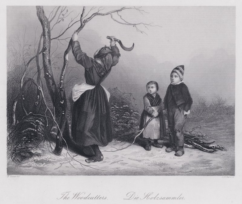 Os Lenhadores (gravura) de F. Grenier