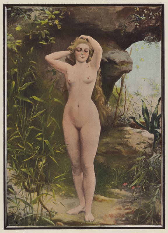 Eve (cor litho) de Fernand Lematte