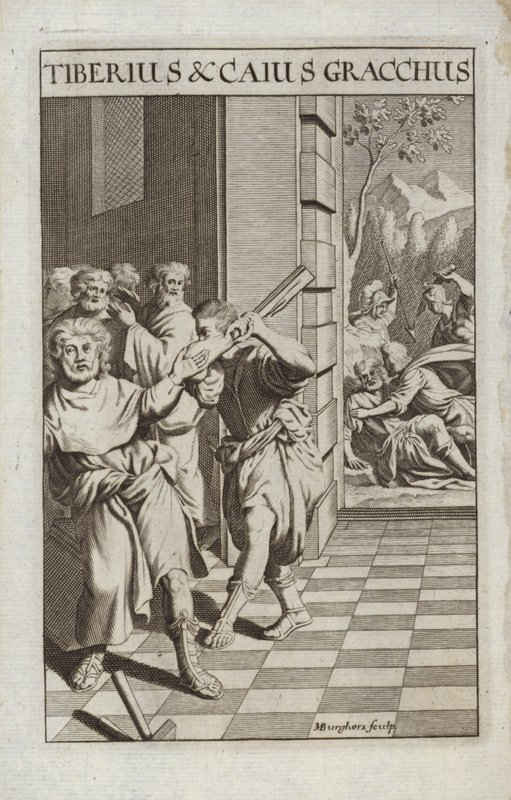 Tibério e Caio Graco de Flemish School