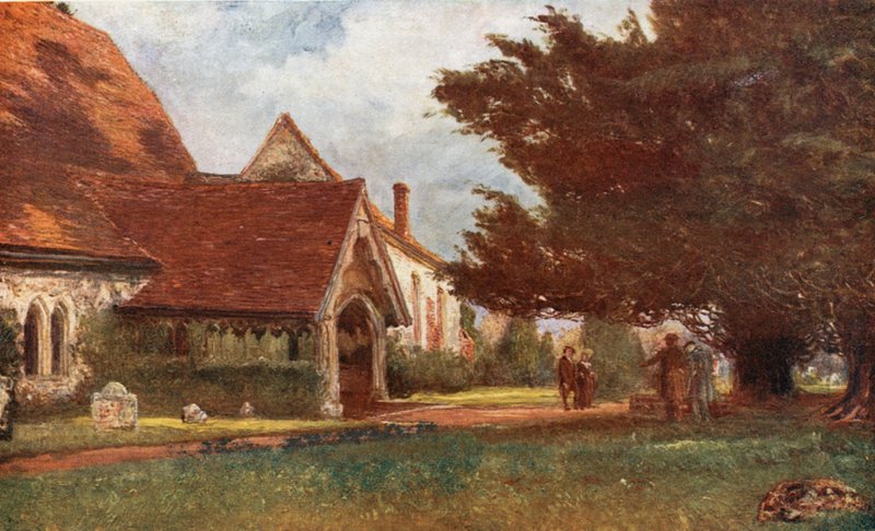 Stoke Poges Churchyard de Francis S. Walker