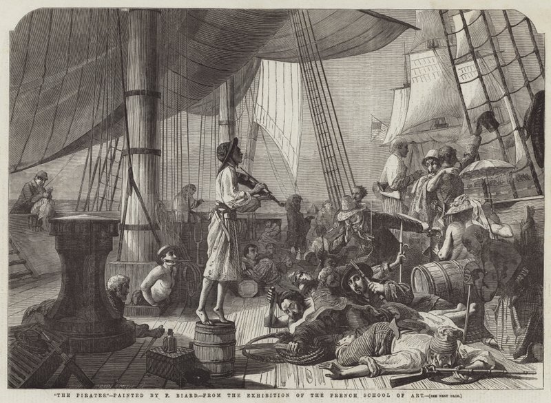 Os piratas de François Auguste Biard