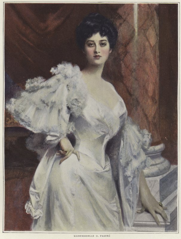 Retrato de Miss O Pastre de Francois Flameng