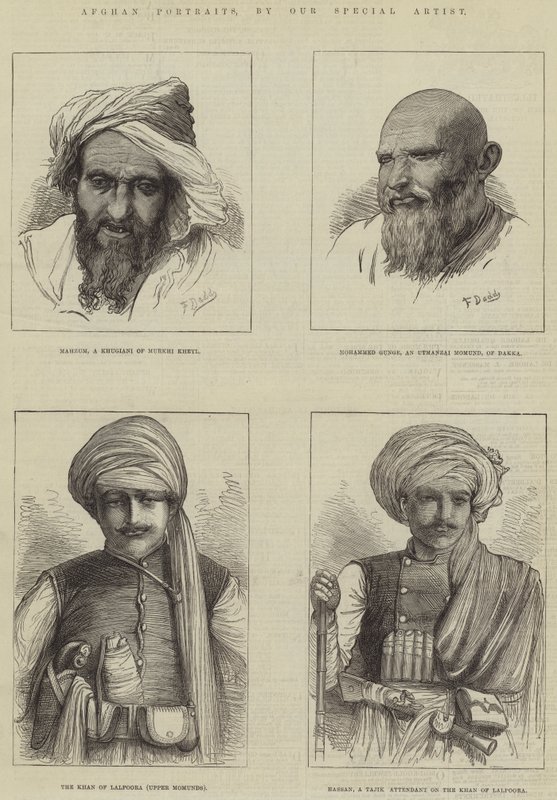 Retratos afegãos de Frank Dadd