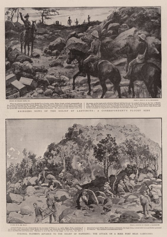 A guerra na África do Sul de Frank Dadd