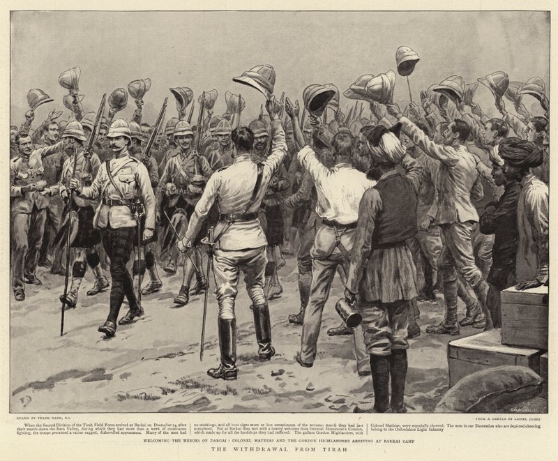 A retirada de Tirah de Frank Dadd