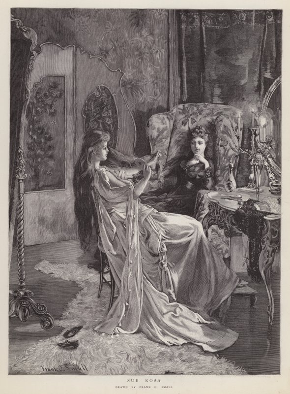 Sub Rosa (litho) de Frank Otis Small