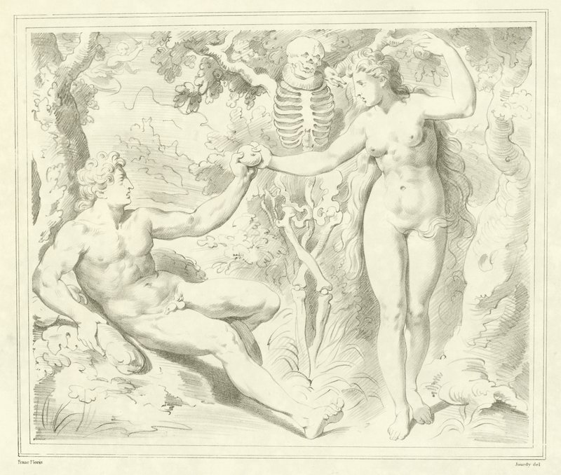 Adão e Eva de Frans Floris