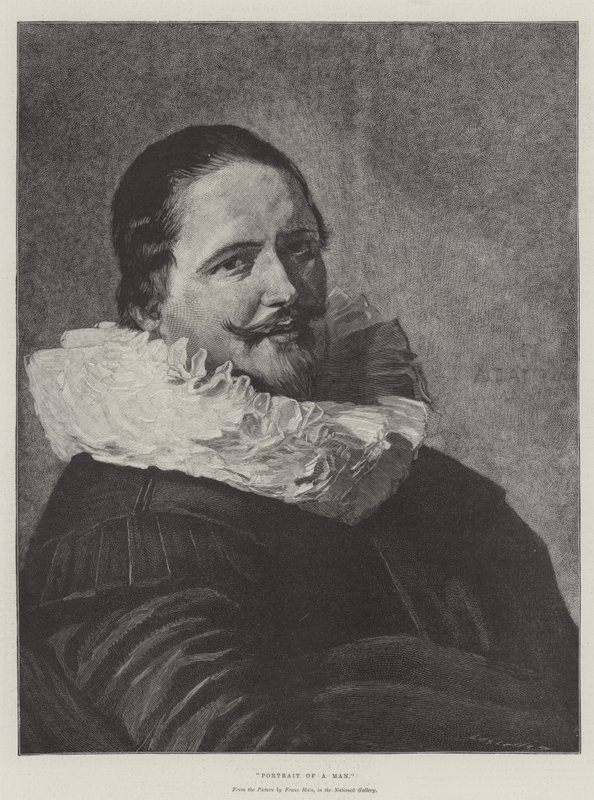 Retrato de um homem de Frans Hals