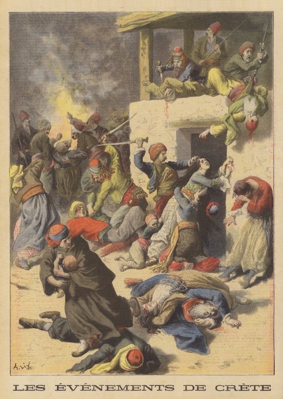 Agitação em Creta de Frederic Theodore Lix