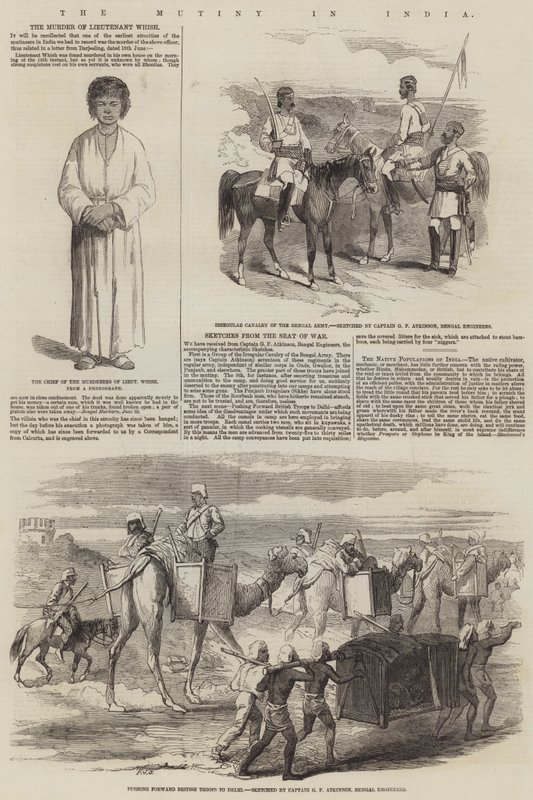 O motim na Índia de Frederick John Skill