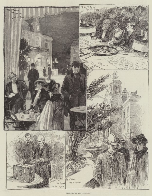 Esboços e Monte Carlo de Frederick Pegram