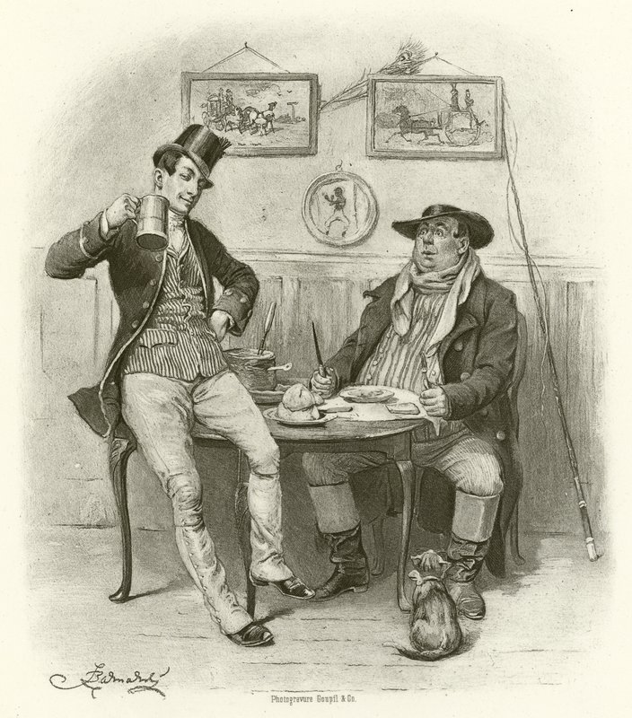 Os dois Wellers (gravura) de Frederick Barnard