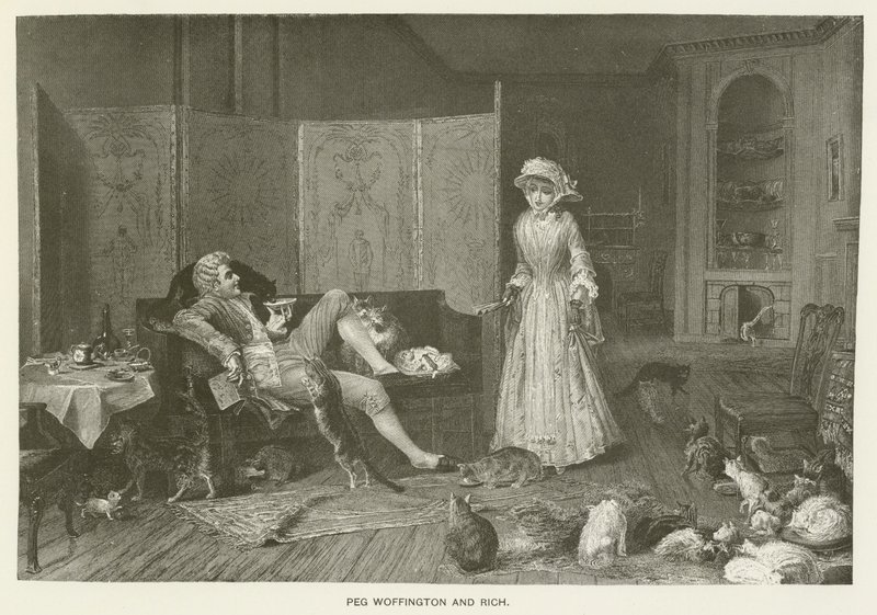 Peg Woffington e Rich de Frederick Smallfield