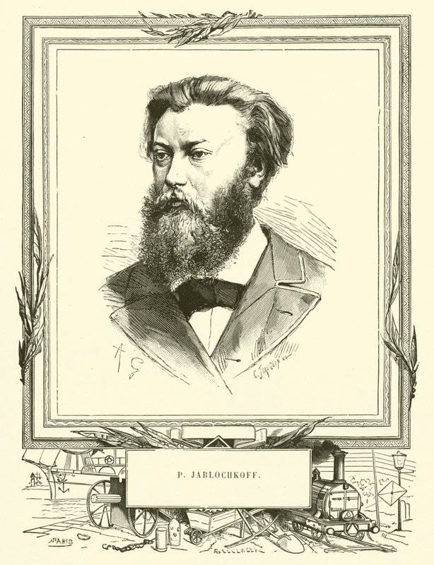 P Jablochkoff de French School