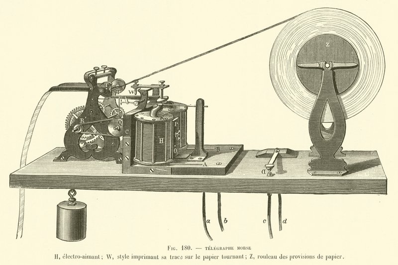 Telegraphe Morse de French School