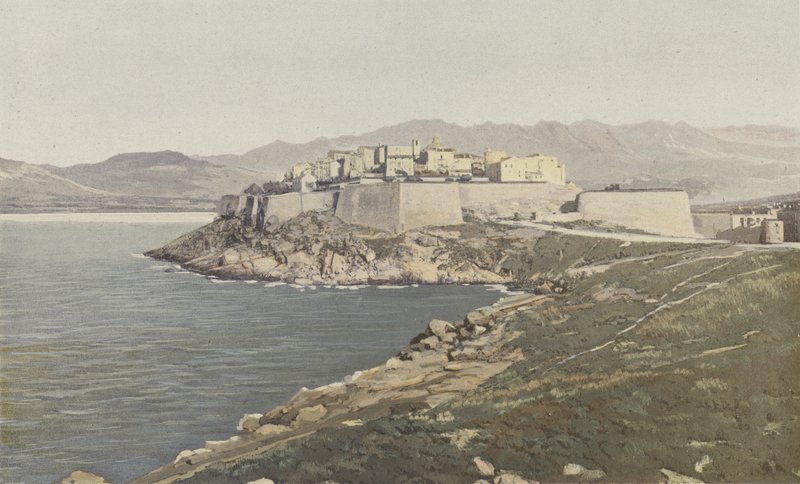 Calvi, cidade alta de French Photographer