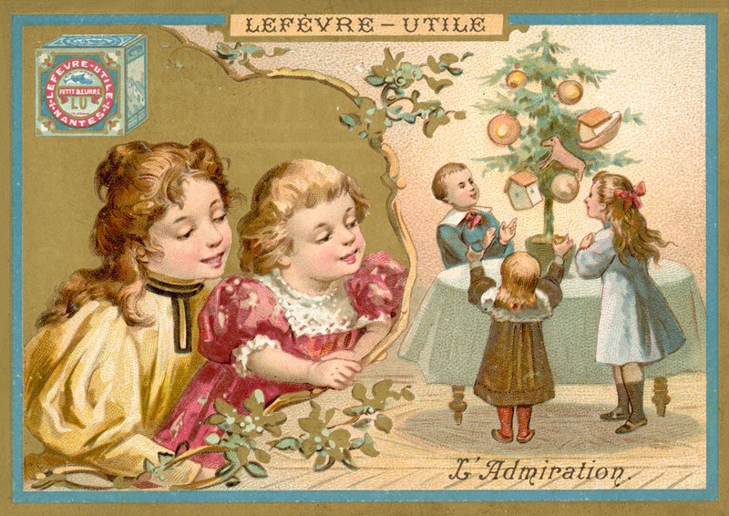 Admiração (chromolitho) de French School