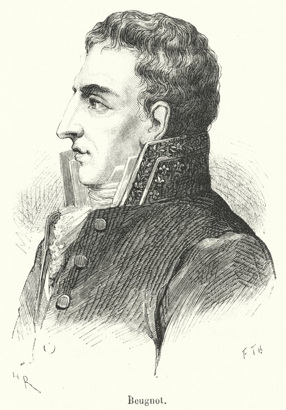 Beugnot (gravura) de French School